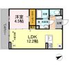 Dーroom住吉 Bの間取り画像