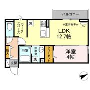 Dーroom住吉 Bの間取り画像