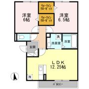ブロッサム A棟の間取り画像