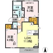 シュエット Aの間取り画像