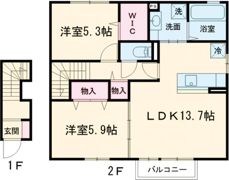 セジュールveryの間取り画像