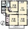 ペルレ E棟の間取り画像