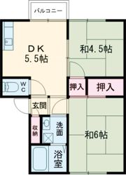 アーバンハイツ東加古川の間取り画像