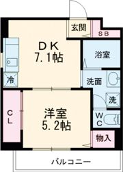 Dear courtの間取り画像