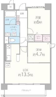 ラフィネ・Kの間取り画像