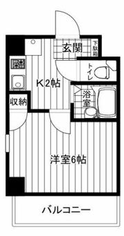 シャンス増岡の間取り画像