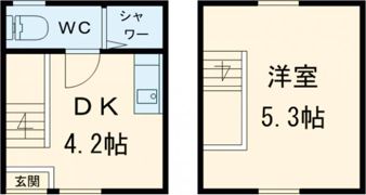 ikka豆津 B棟の間取り画像