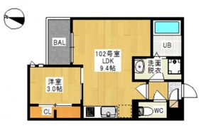 GRANDTIC リゲルA(グランティック リゲル エー)の間取り画像