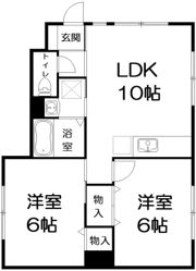 パティオ桜木の間取り画像
