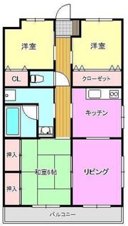 ボヌール原田町の間取り画像