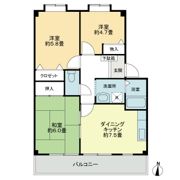 フォブール城南の間取り画像