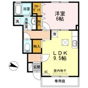 ルーラル タウン A棟の間取り画像