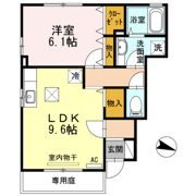 ルーラル タウン A棟の間取り画像