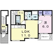 メゾン ド クレールAの間取り画像