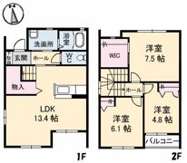 グランマスト林町Dの間取り画像