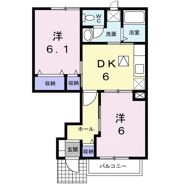 M・Kハイツの間取り画像