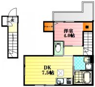 Shambre古市A棟の間取り画像