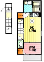 Shambre古市A棟の間取り画像