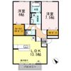リビングタウン福山東 A棟の間取り画像
