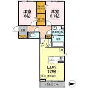 ハイピクチャー A棟の間取り画像
