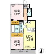 グランソレイユ A棟の間取り画像