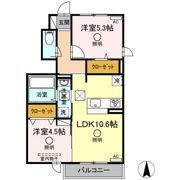 御幸ガーデンの間取り画像