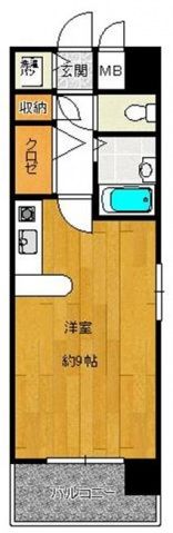 ステイタスマンション二日市の間取り画像