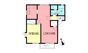 ソフィール璋Bの間取り画像