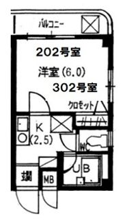 カーサ滝の茶屋の間取り画像