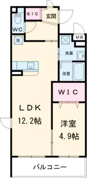モンパールオキツモ希央台の間取り画像