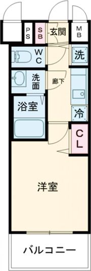 プレサンスKOBEティアラの間取り画像