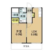 ハイツボヌール B棟の間取り画像