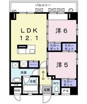 ボルダーズの間取り画像