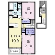 アンベリールBの間取り画像