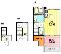 Shambre古市B棟の間取り画像
