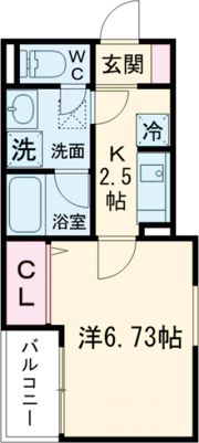 F+style東新町2号館の間取り画像