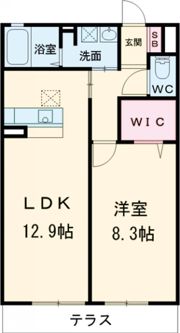 シャーメゾン千鳥の間取り画像