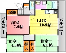 ビラクレストの間取り画像