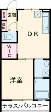 シャーメゾン灰塚Bの間取り画像