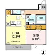 プレジャー西荘の間取り画像