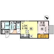 ブリランテ川西通 Bの間取り画像