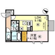 ブリランテ川西通 Bの間取り画像