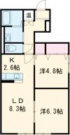フォレスト長束の間取り画像