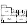 パンセス B棟の間取り画像
