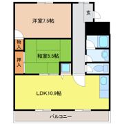 近藤マンションの間取り画像