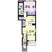 パークス古見の間取り画像