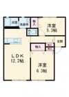 ディアス 二色ノ浜の間取り画像