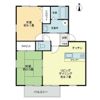 フォブール新居ⅡAの間取り画像