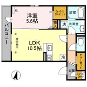 中新第2ビル新越谷の間取り画像