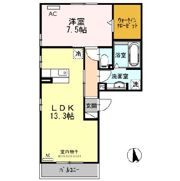 オッツ竹谷の間取り画像